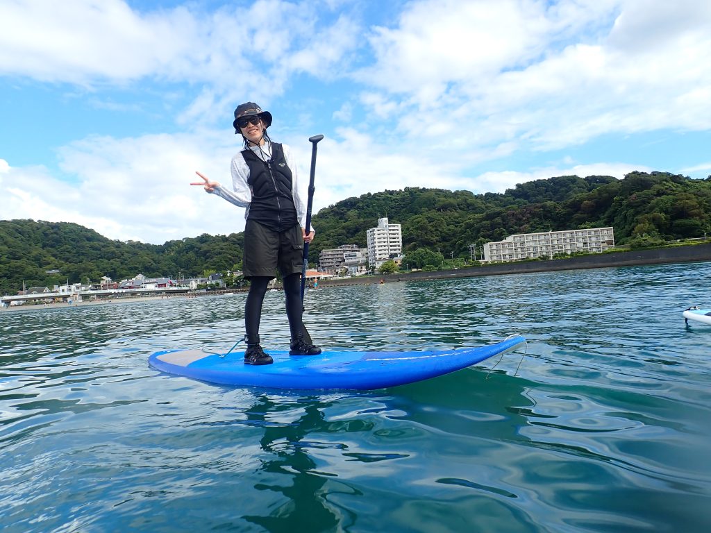 逗子海岸　サップ体験
