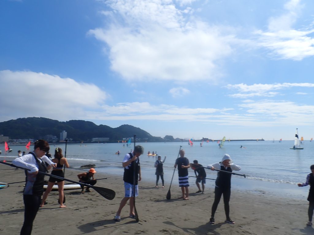 逗子サップスクール風景