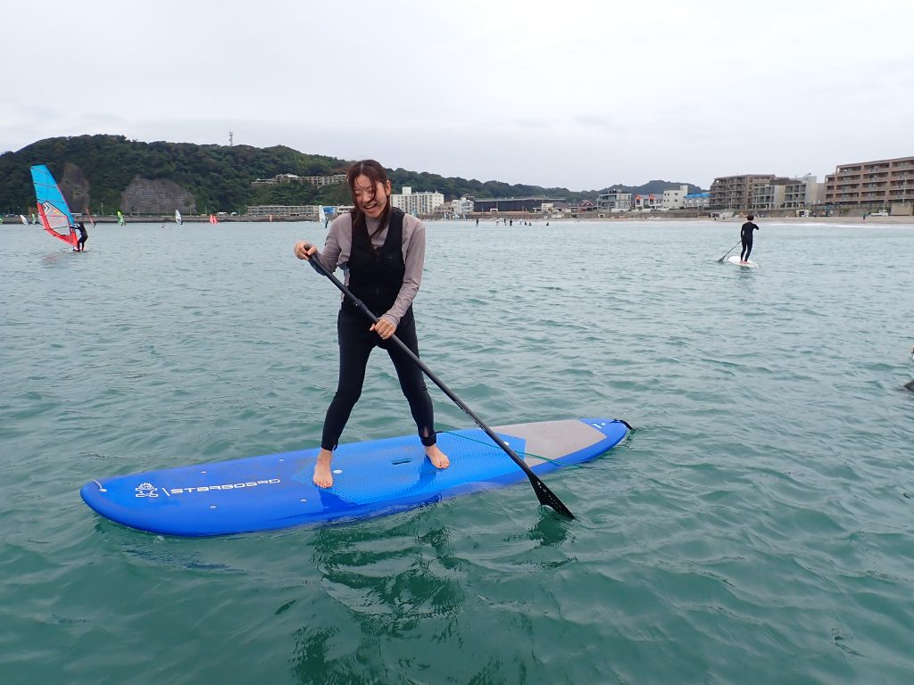 逗子湾サップスクールの風景