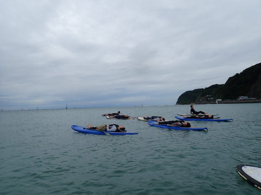 逗子湾サップスクールの風景