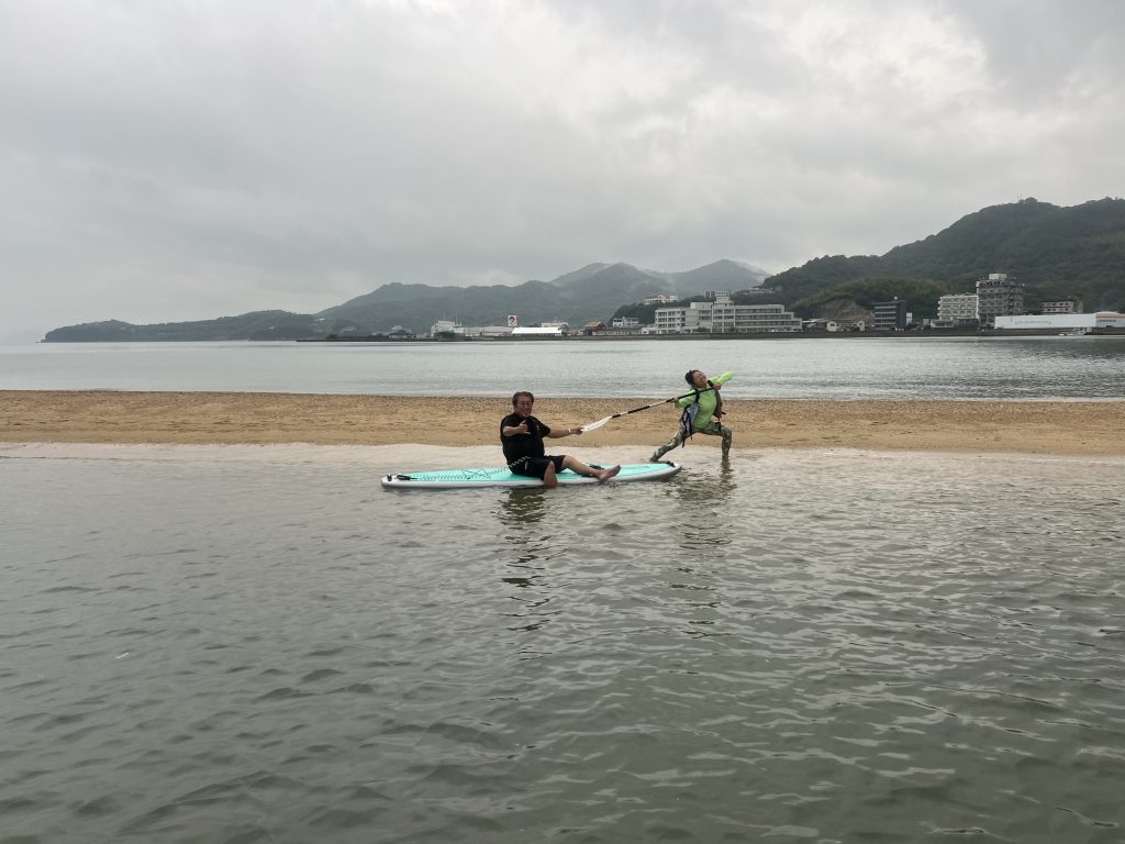 小豆島サップ旅行の様子逗子フェザーファクトリー