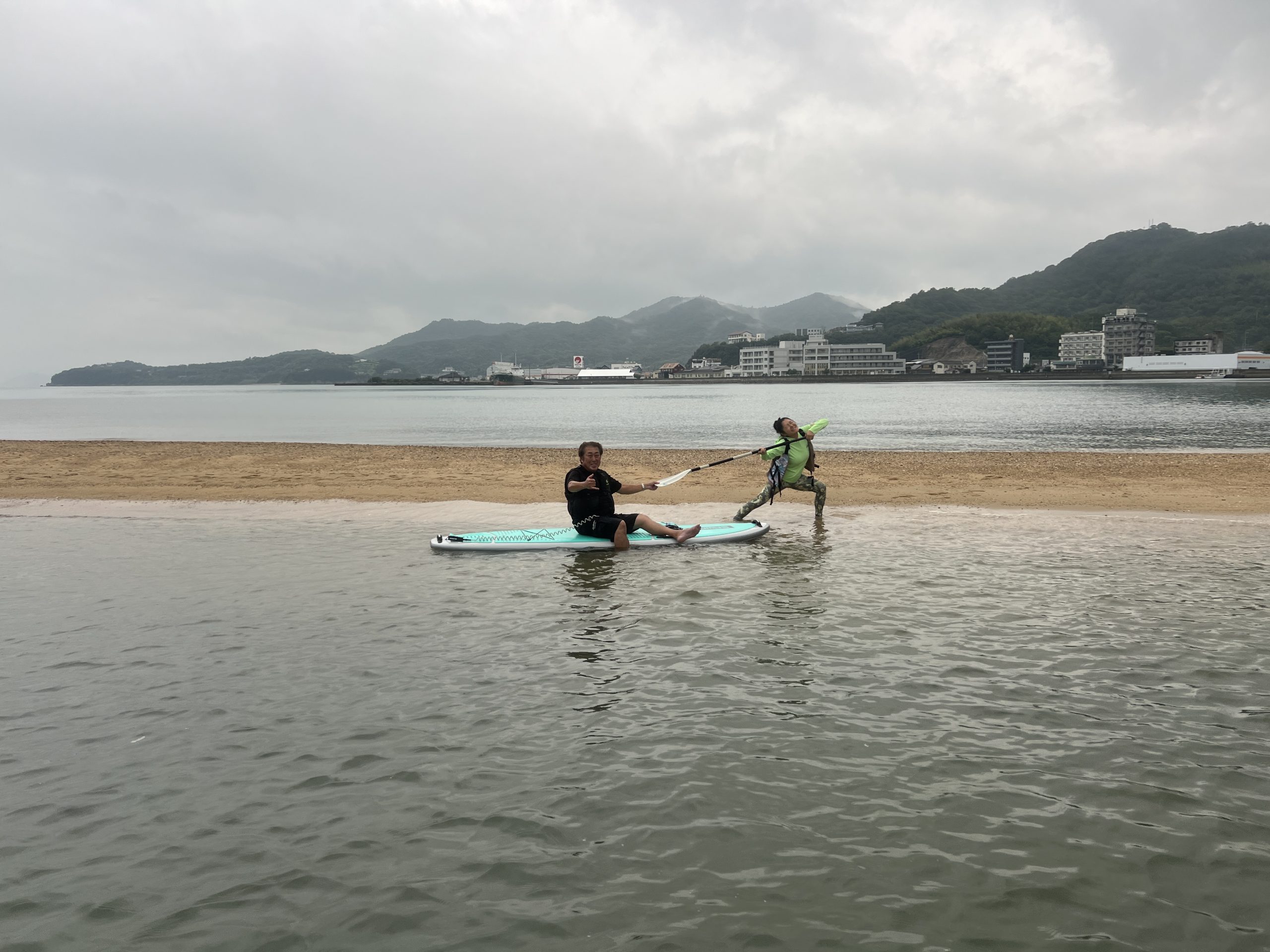 小豆島サップ旅行の様子逗子フェザーファクトリー