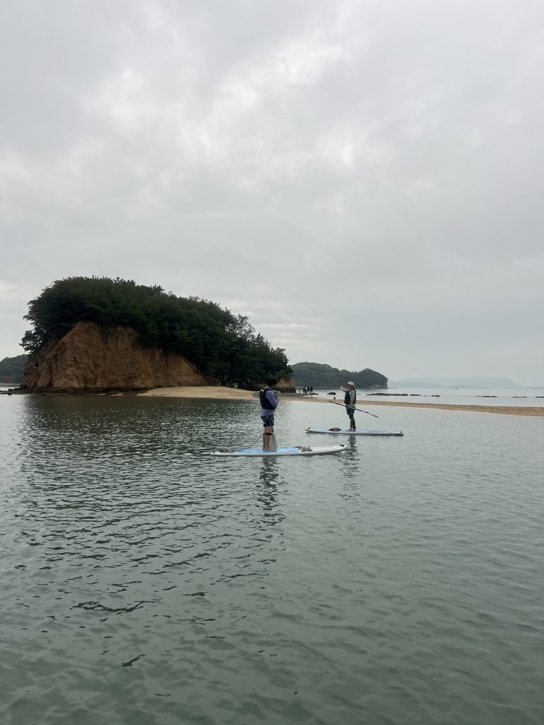 小豆島サップ旅行の様子逗子フェザーファクトリー