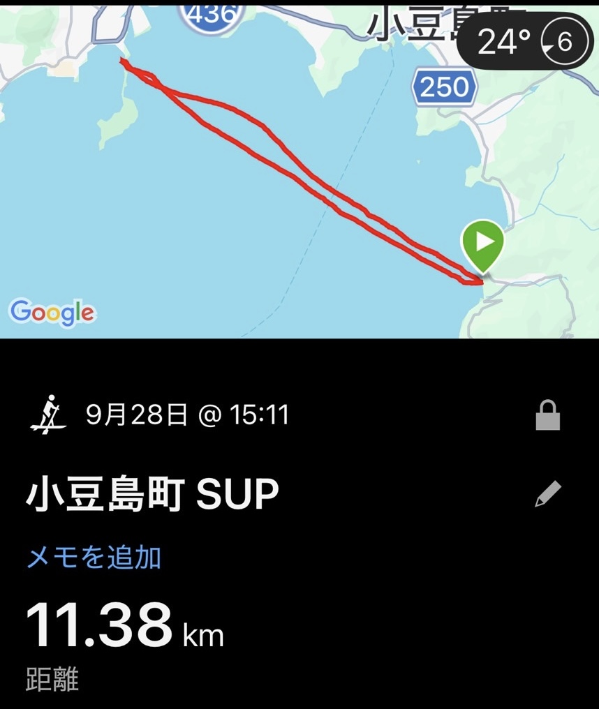小豆島サップ旅行の様子逗子フェザーファクトリー