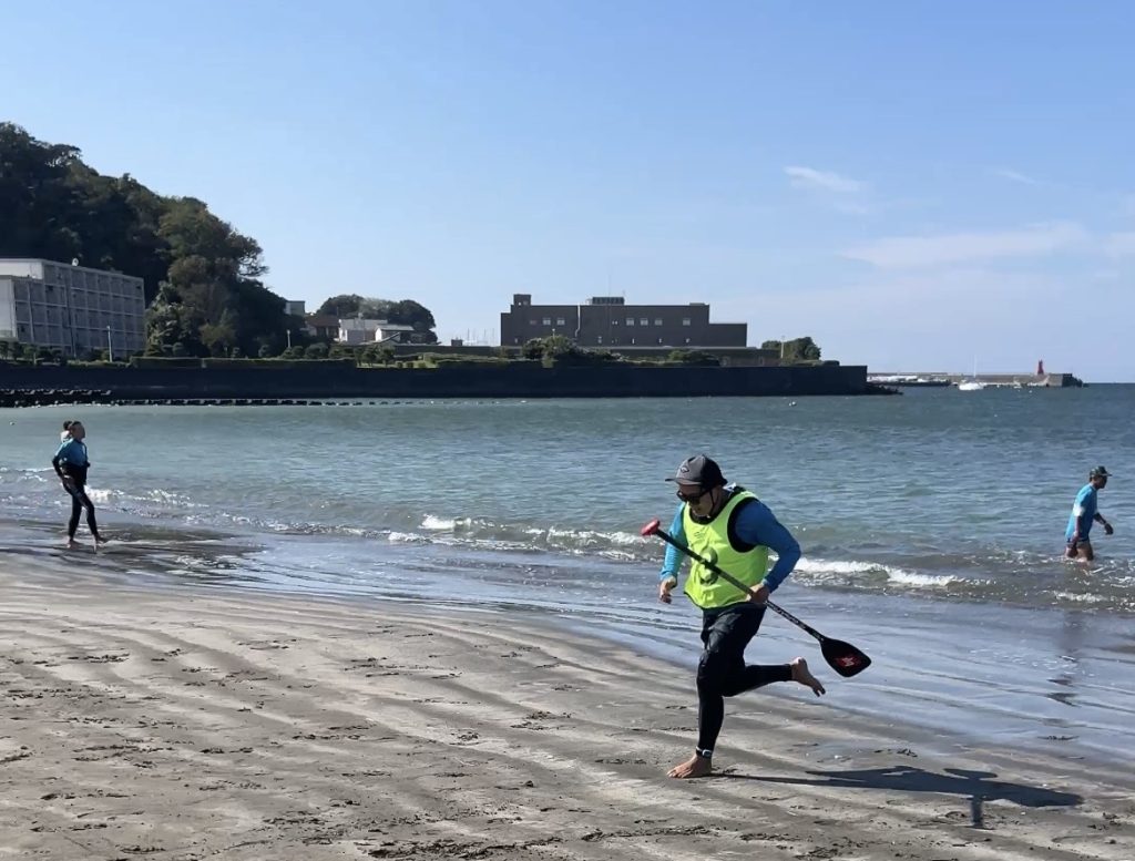 逗子パドルミート参加の風景フェザーファクトリー