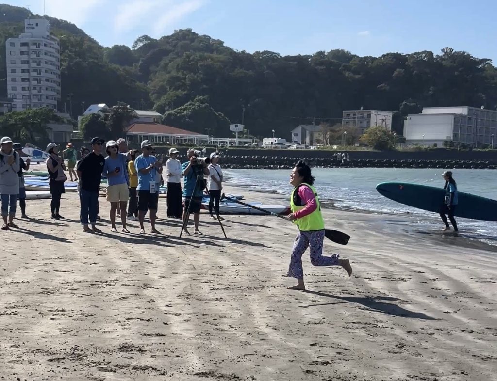 逗子パドルミート参加の風景フェザーファクトリー