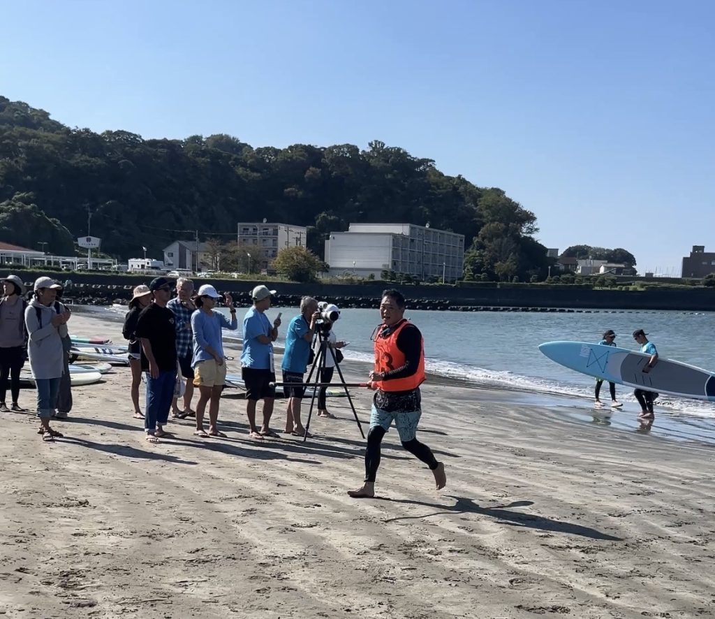 逗子パドルミート参加の風景フェザーファクトリー