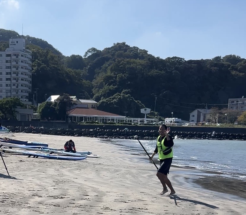 逗子パドルミート参加の風景フェザーファクトリー