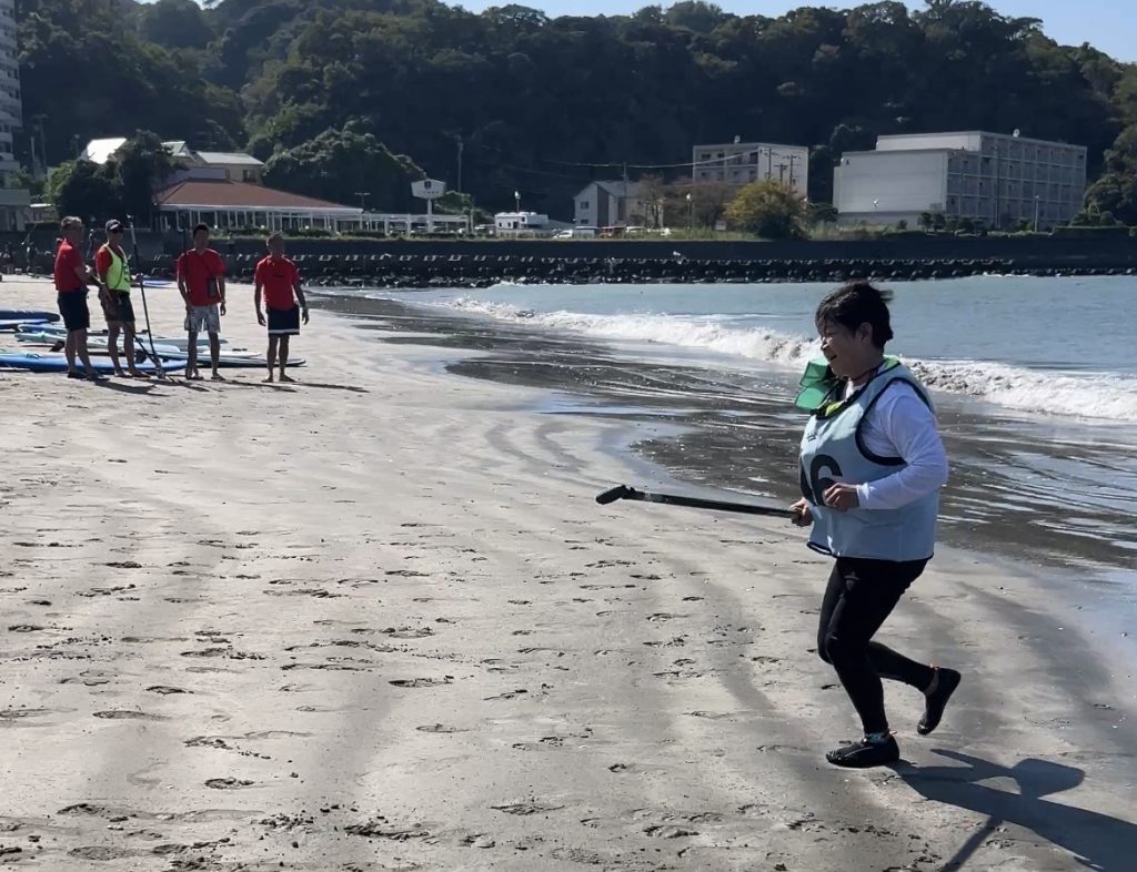 逗子パドルミート参加の風景フェザーファクトリー