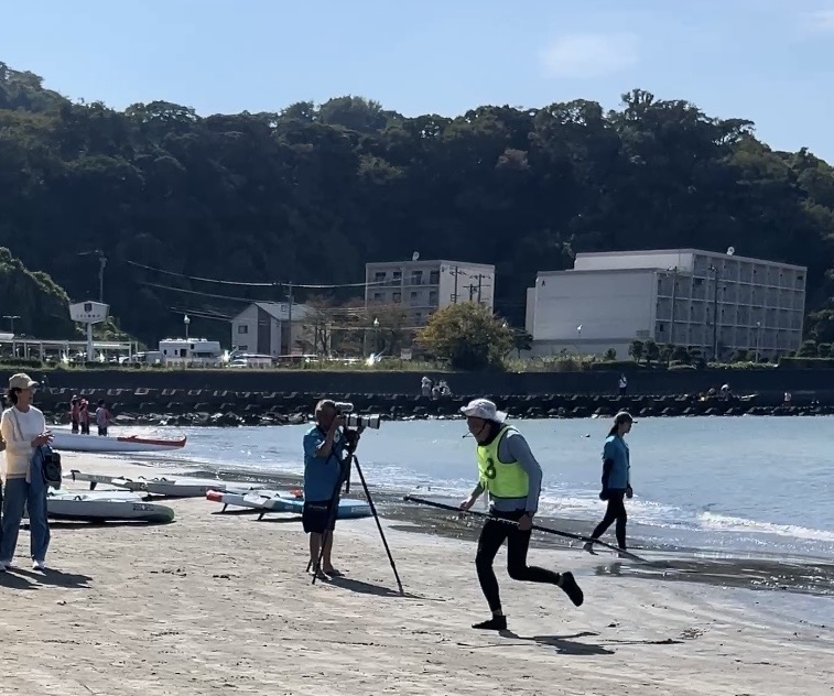 逗子パドルミート参加の風景フェザーファクトリー