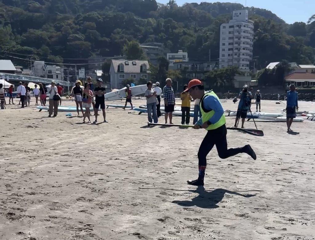 逗子パドルミート参加の風景フェザーファクトリー
