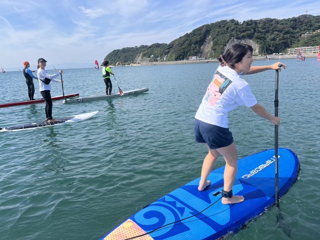 オフショア逗子湾サップスクールの風景