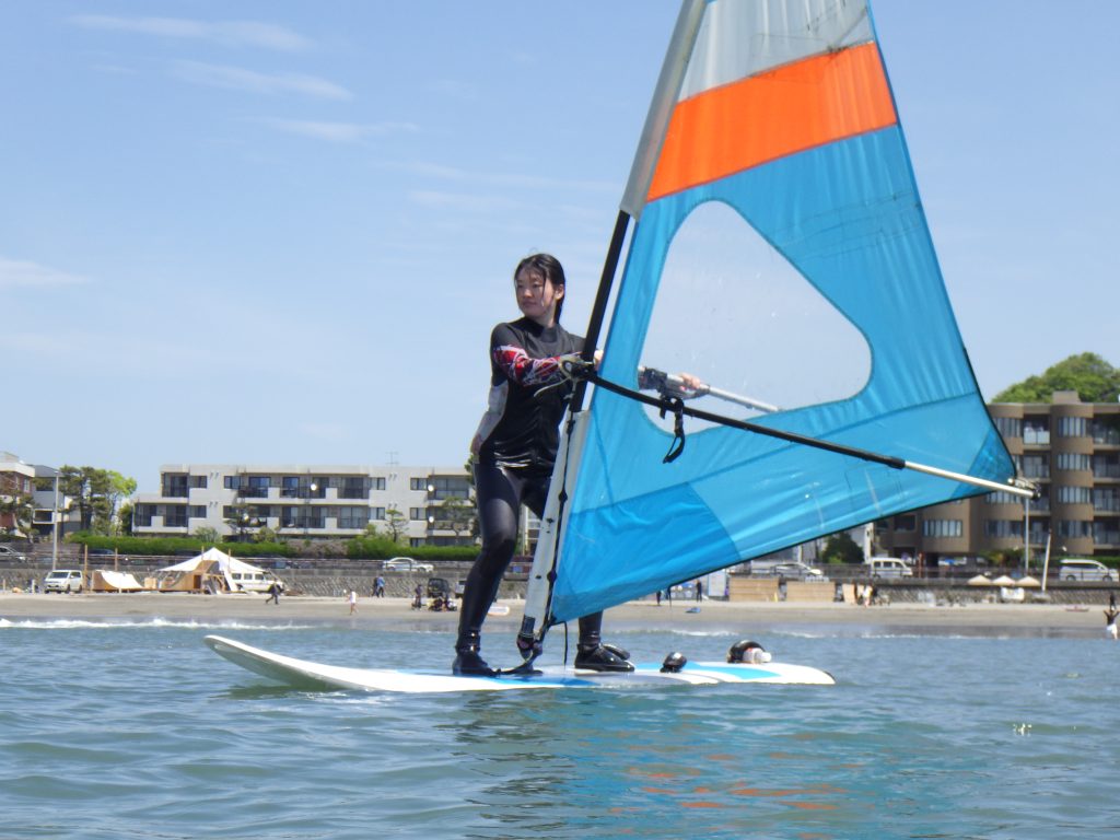 ウインドサーフィンで風と一体になった瞬間　逗子海岸