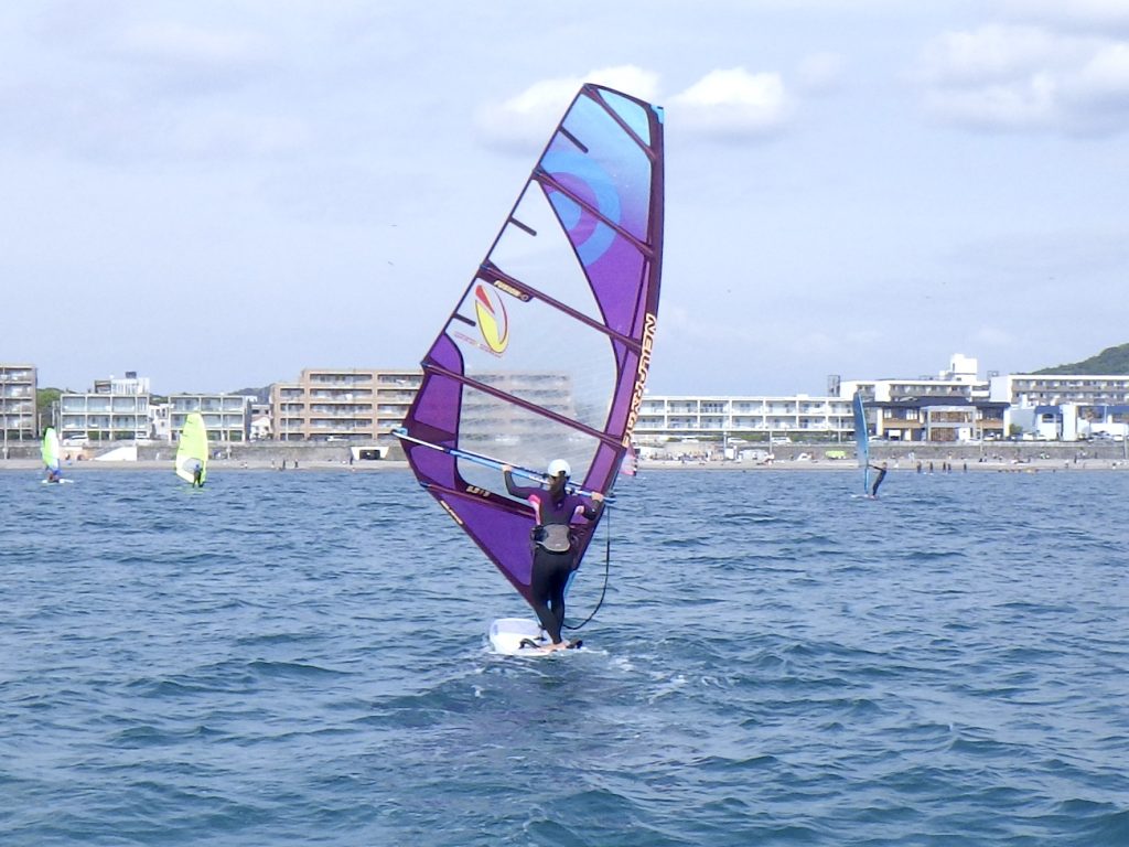 ジャイブ、逗子海岸、風遊び