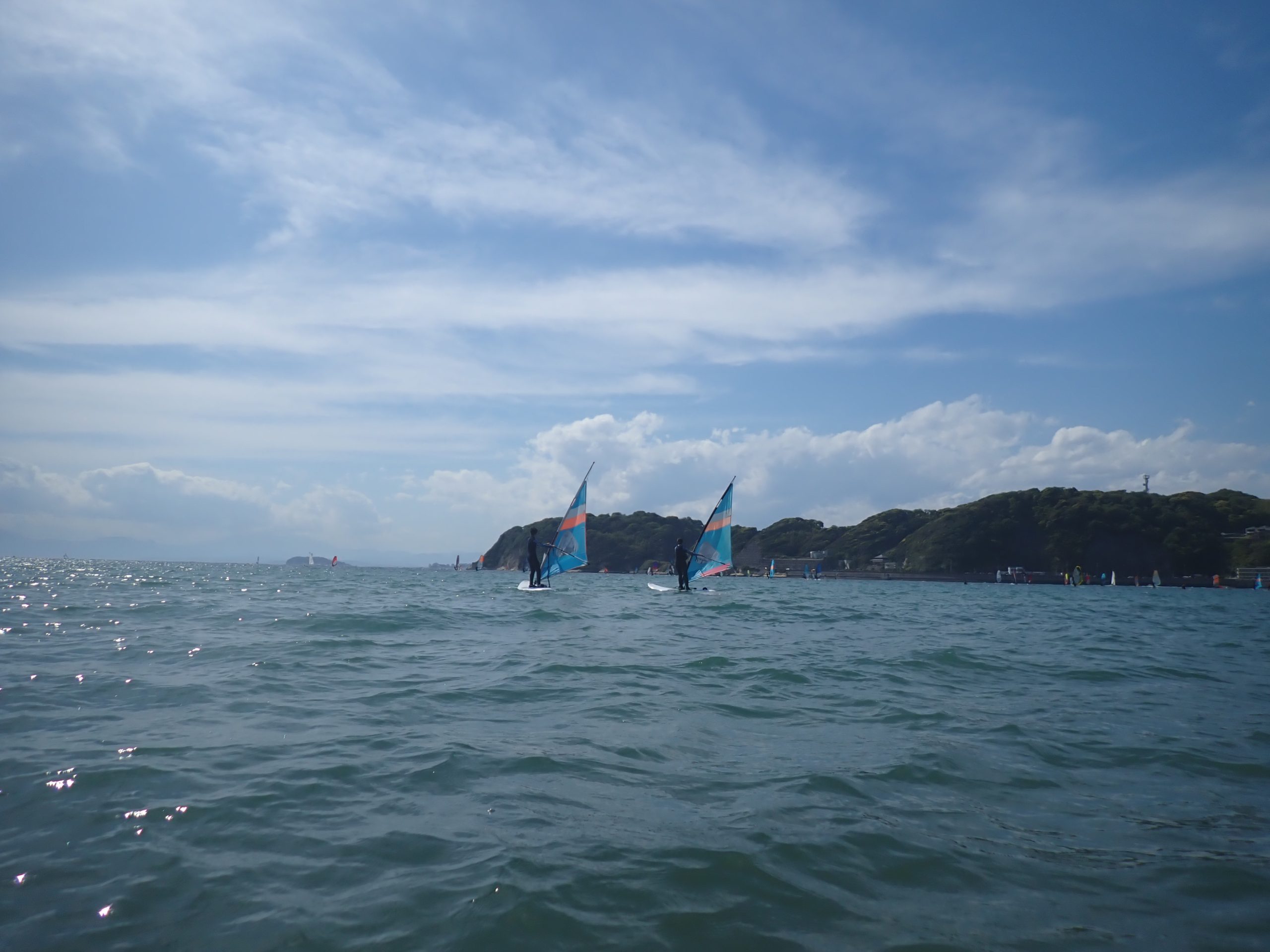 逗子海岸　はじめてのウインドサーフィン体験