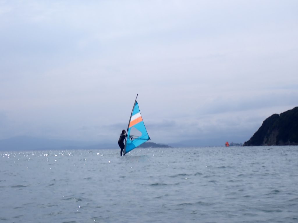 逗子海岸　ウインドサーフィン