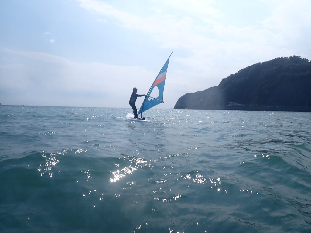逗子海岸　ウインドサーフィン