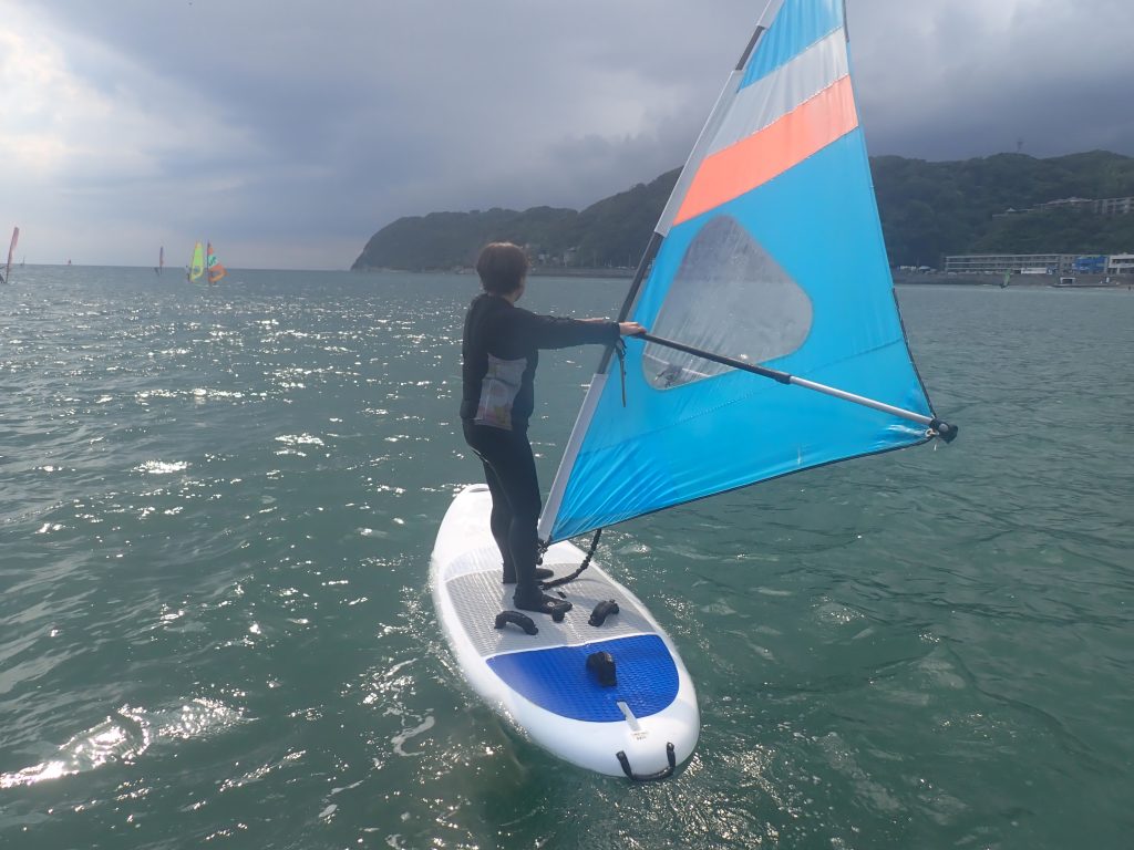 逗子海岸　ウインドサーフィン