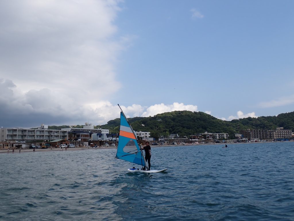 逗子海岸　ウインドサーフィン