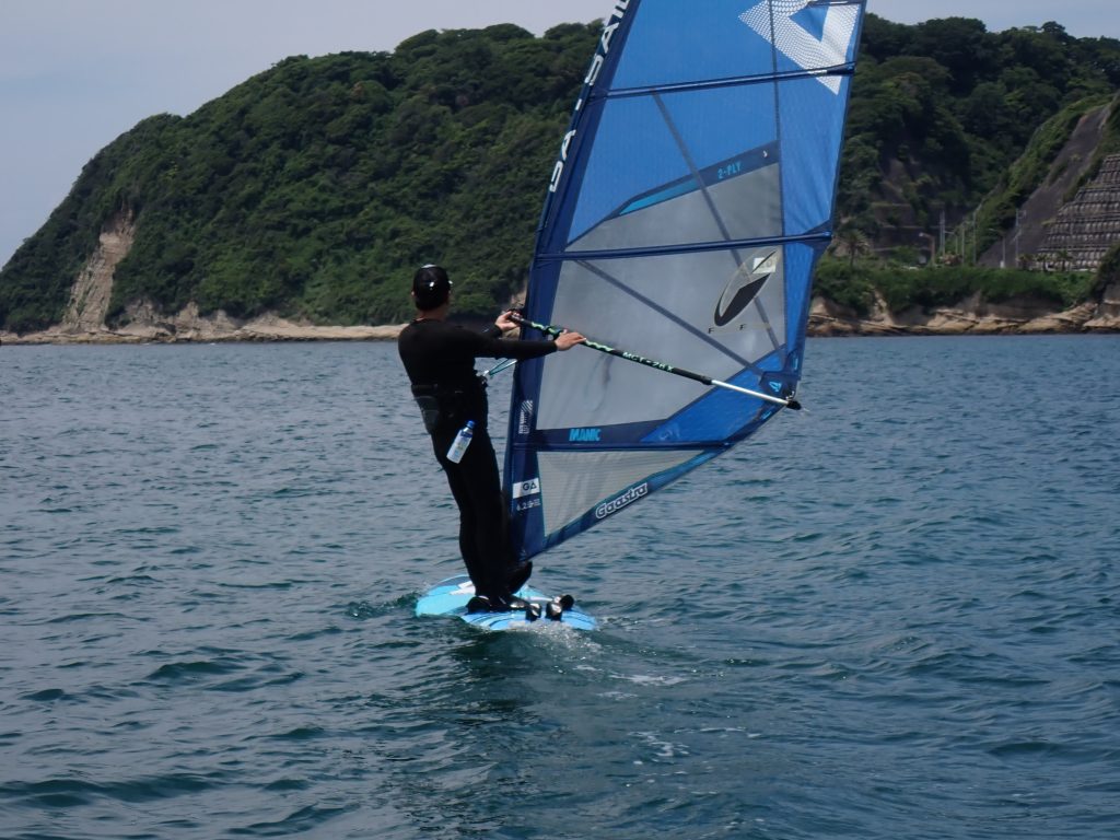 逗子海岸　ウインドサーフィン