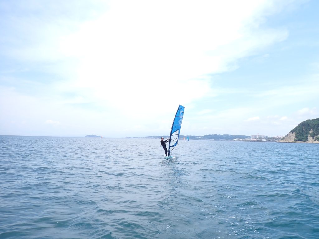 逗子海岸　ウインドサーフィン