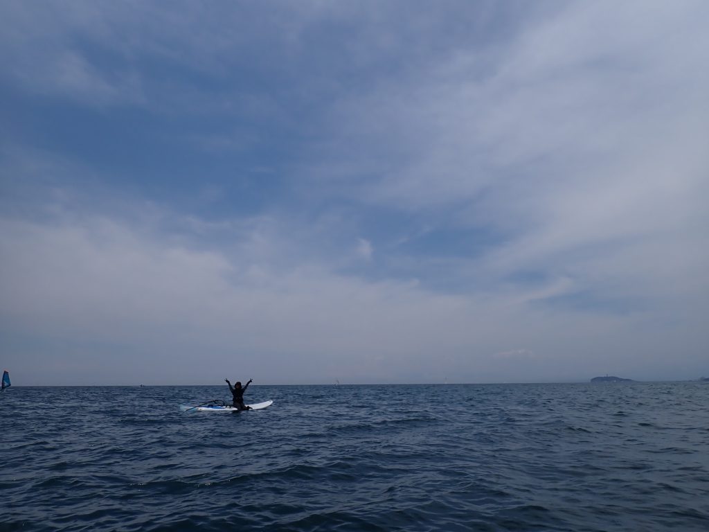 逗子海岸　ウインドサーフィン