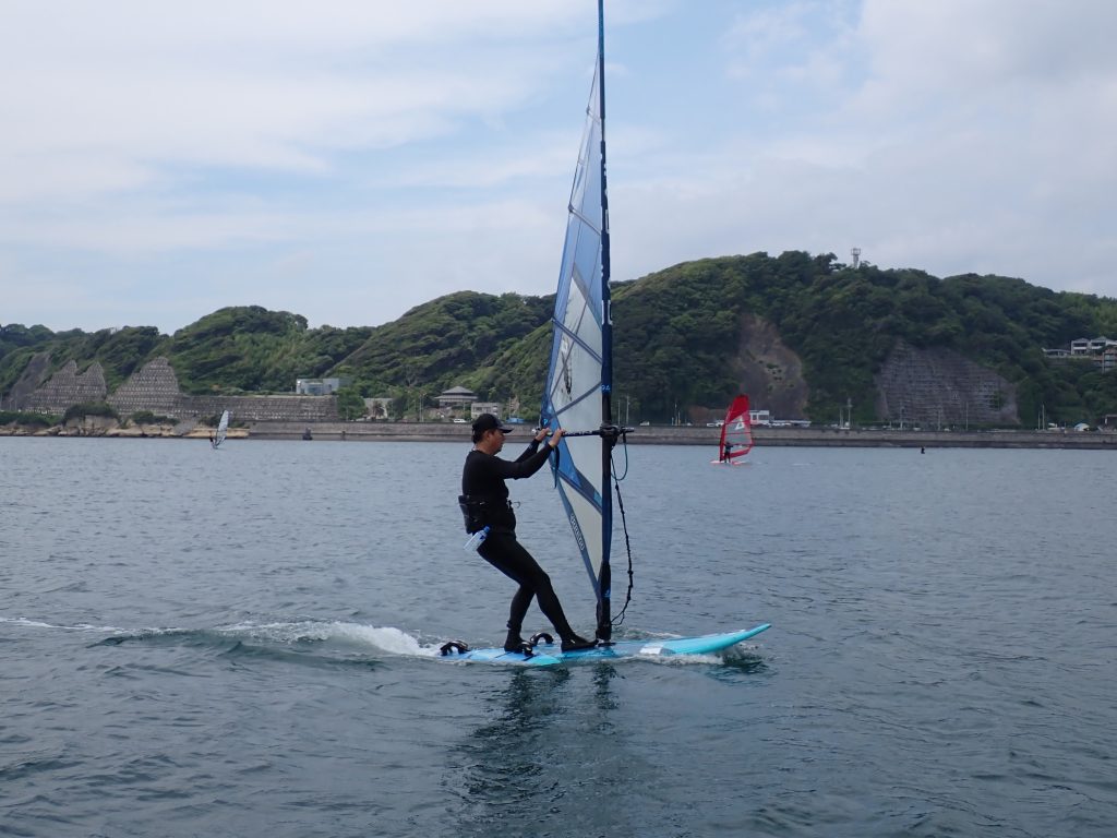 逗子海岸　ウインドサーフィン