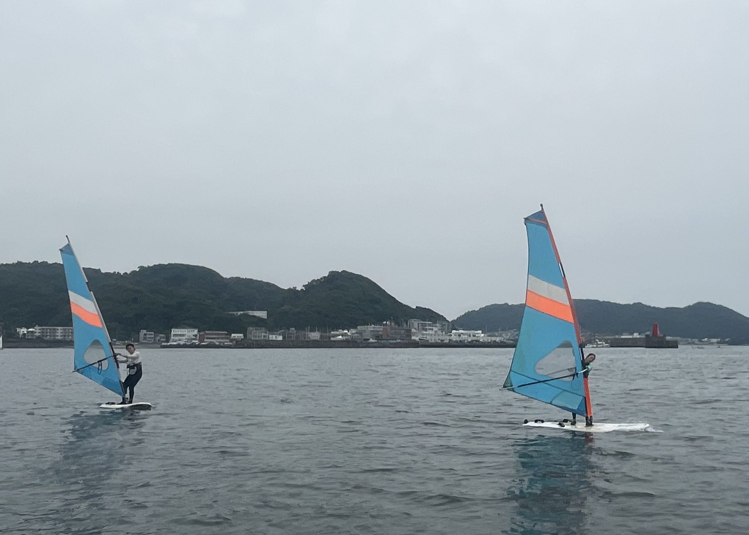 逗子海岸　ウインドサーフィン