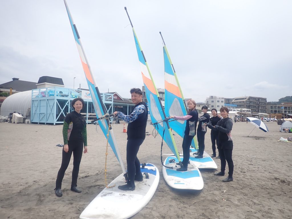 逗子海岸 ウインドサーフィン体験