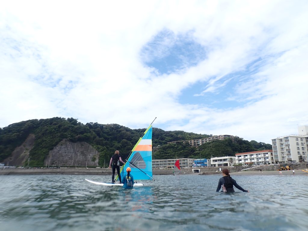 逗子海岸 ウインドサーフィン体験