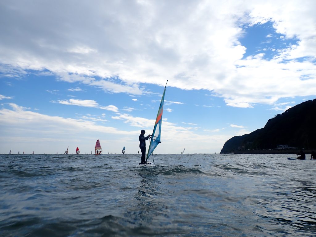 逗子海岸 ウインドサーフィン体験