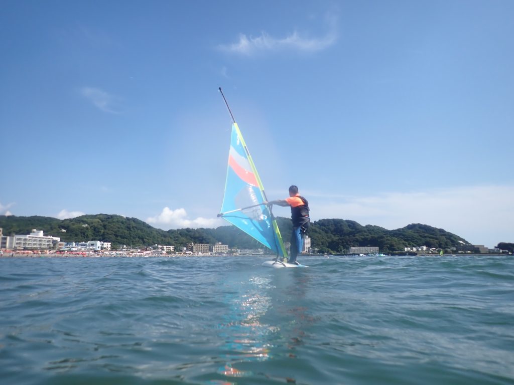 逗子海岸 ウインドサーフィン体験