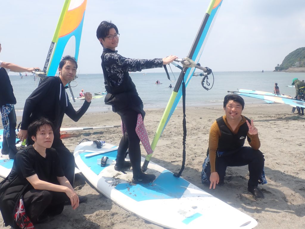 逗子海岸 ウインドサーフィン体験