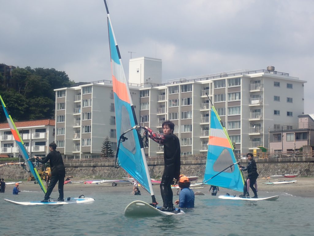 逗子海岸 ウインドサーフィン体験