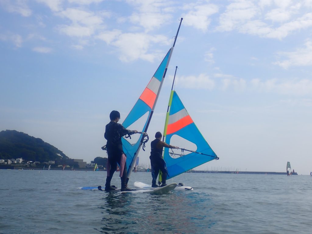 逗子海岸 ウインドサーフィン体験
