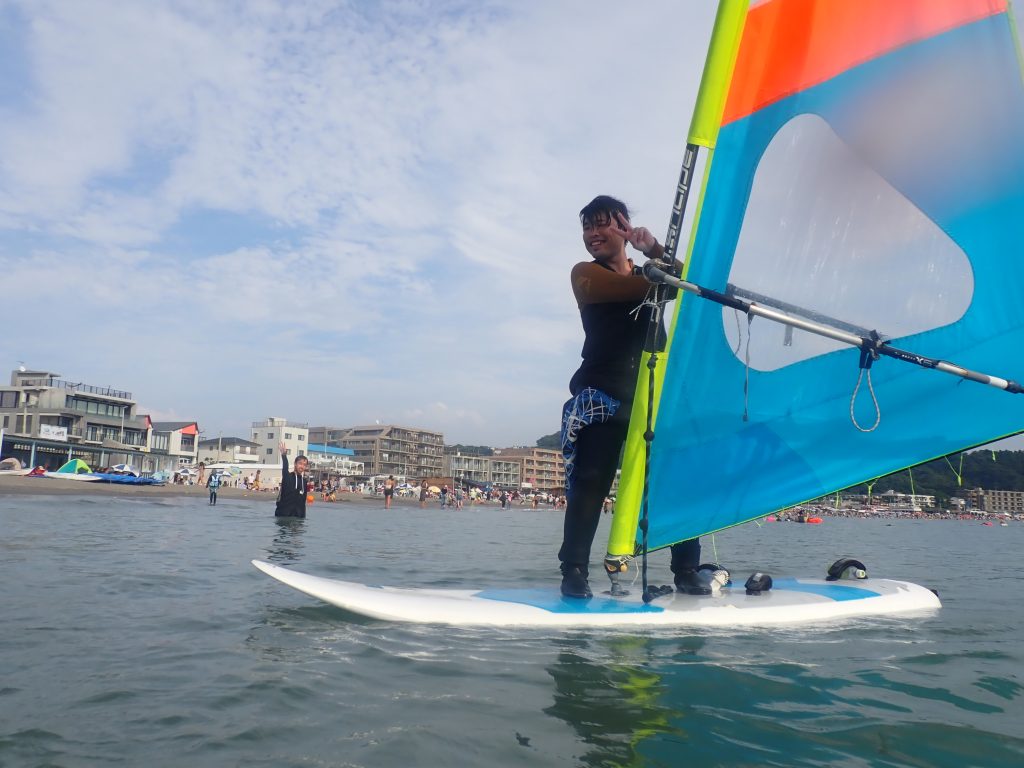逗子海岸 ウインドサーフィン体験