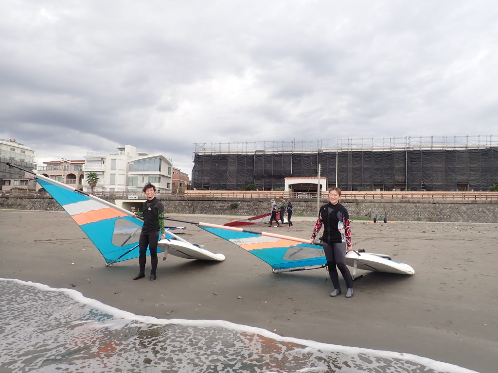 逗子海岸 ウインドサーフィン体験