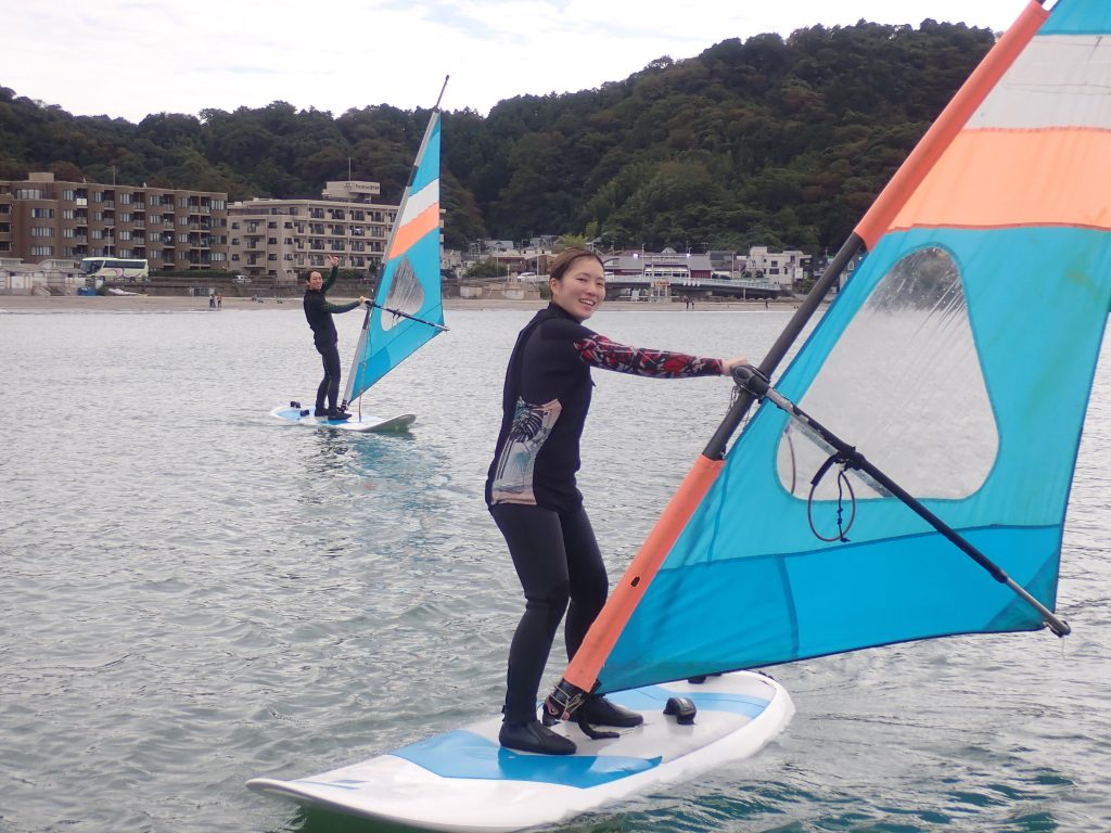 逗子海岸 ウインドサーフィン体験