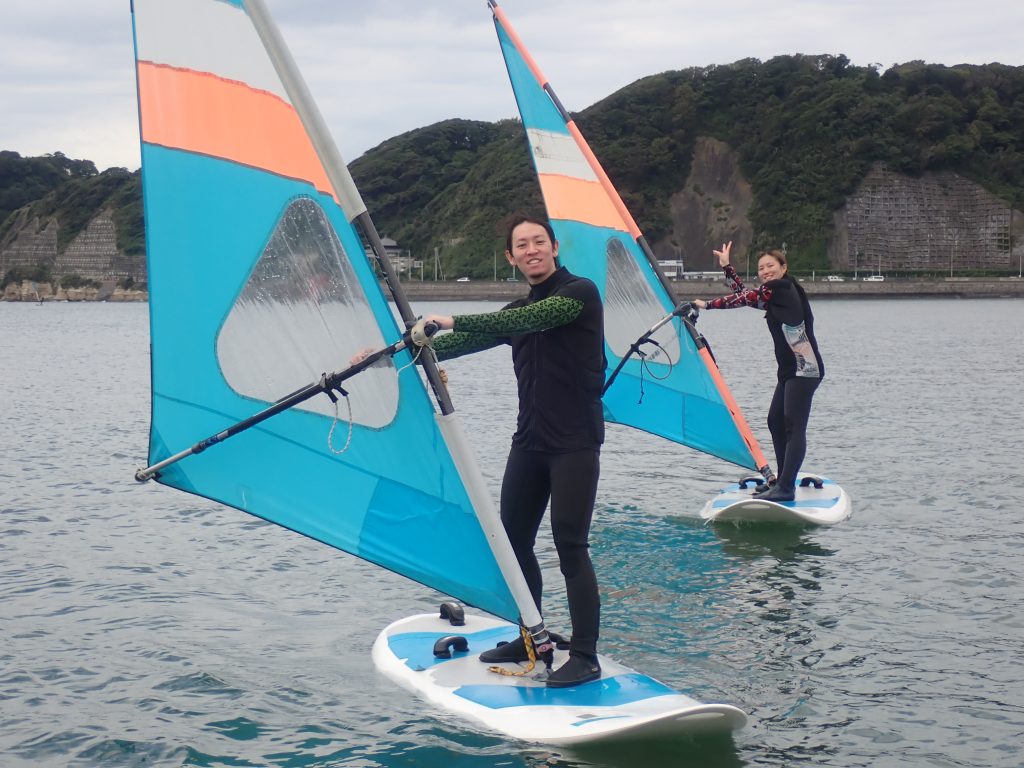 逗子海岸 ウインドサーフィン体験
