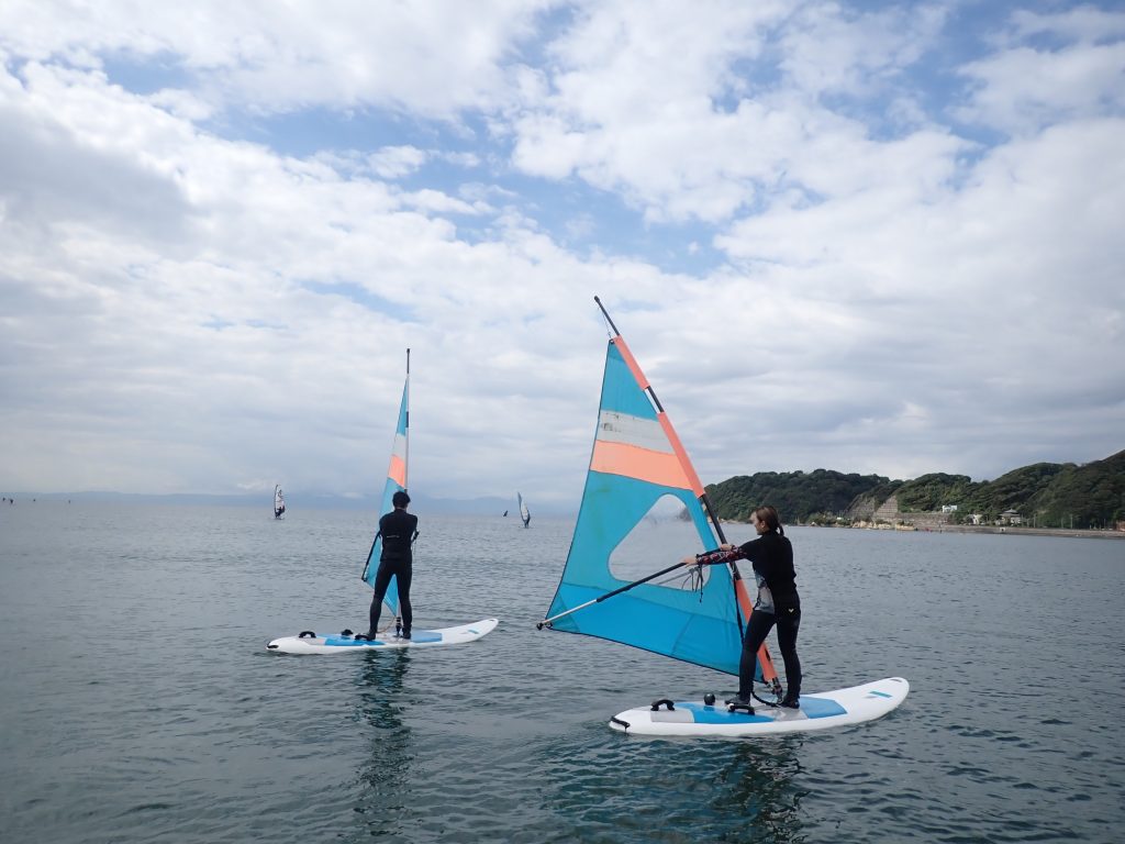 逗子海岸 ウインドサーフィン体験