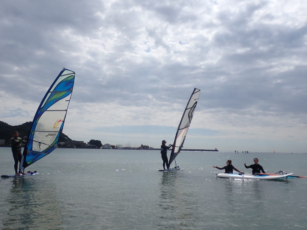逗子海岸 ウインドサーフィン体験
