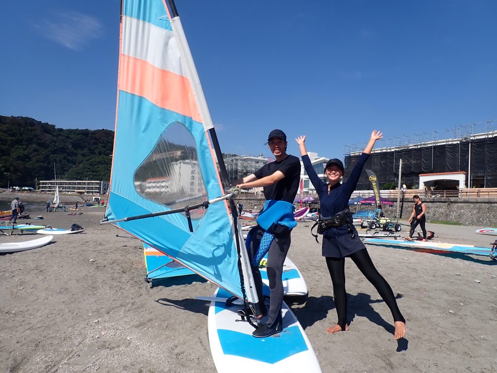 逗子海岸 ウインドサーフィン体験