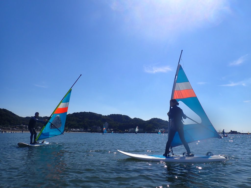 逗子海岸 ウインドサーフィン体験
