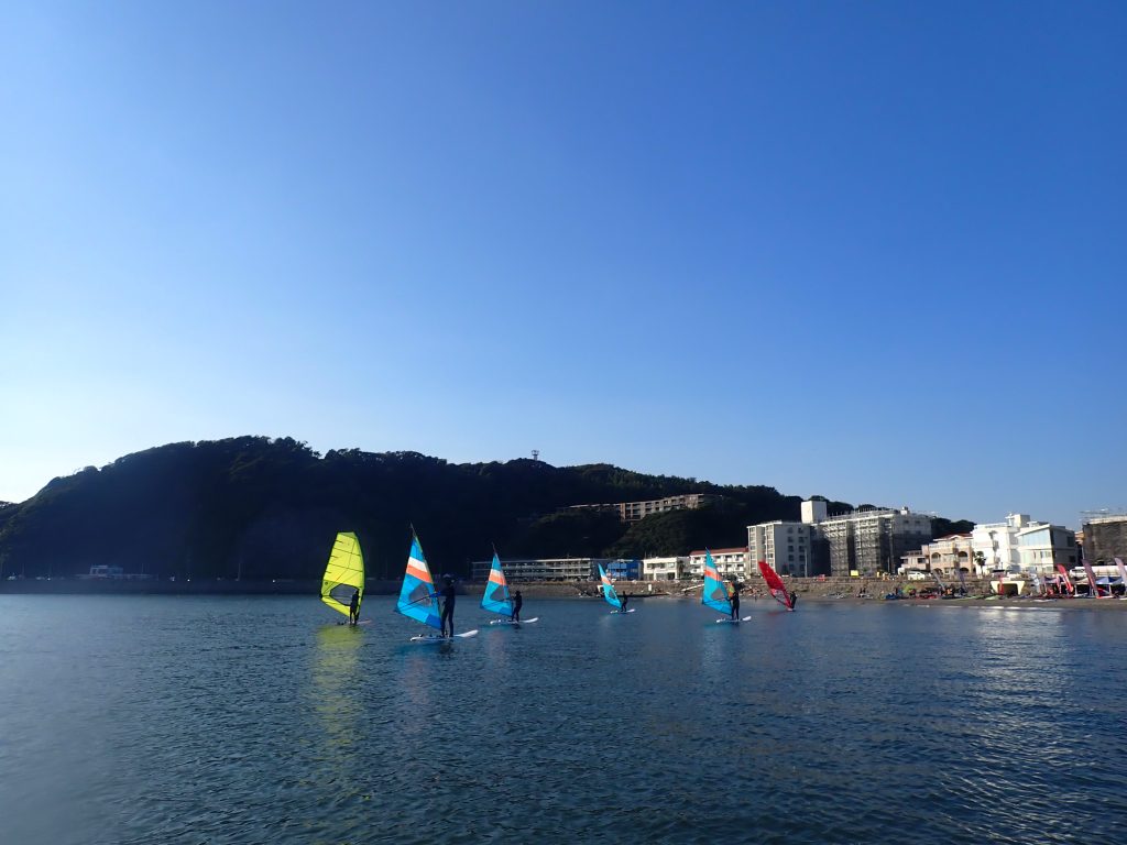 逗子海岸 ウインドサーフィン体験