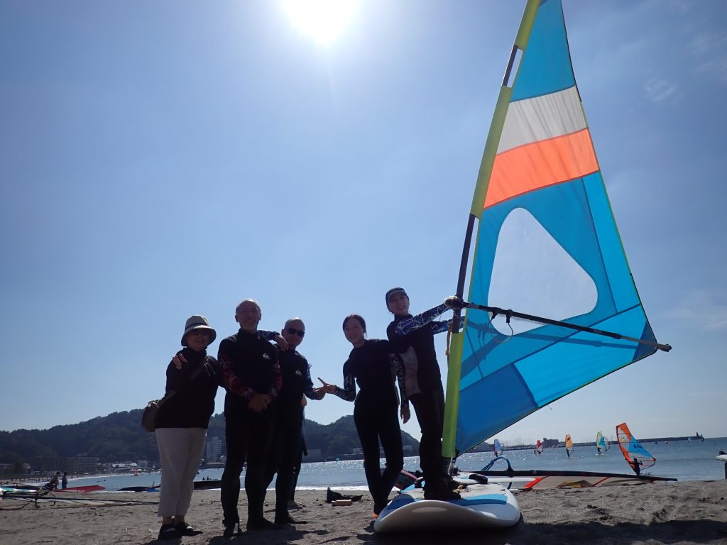 逗子海岸 ウインドサーフィン体験