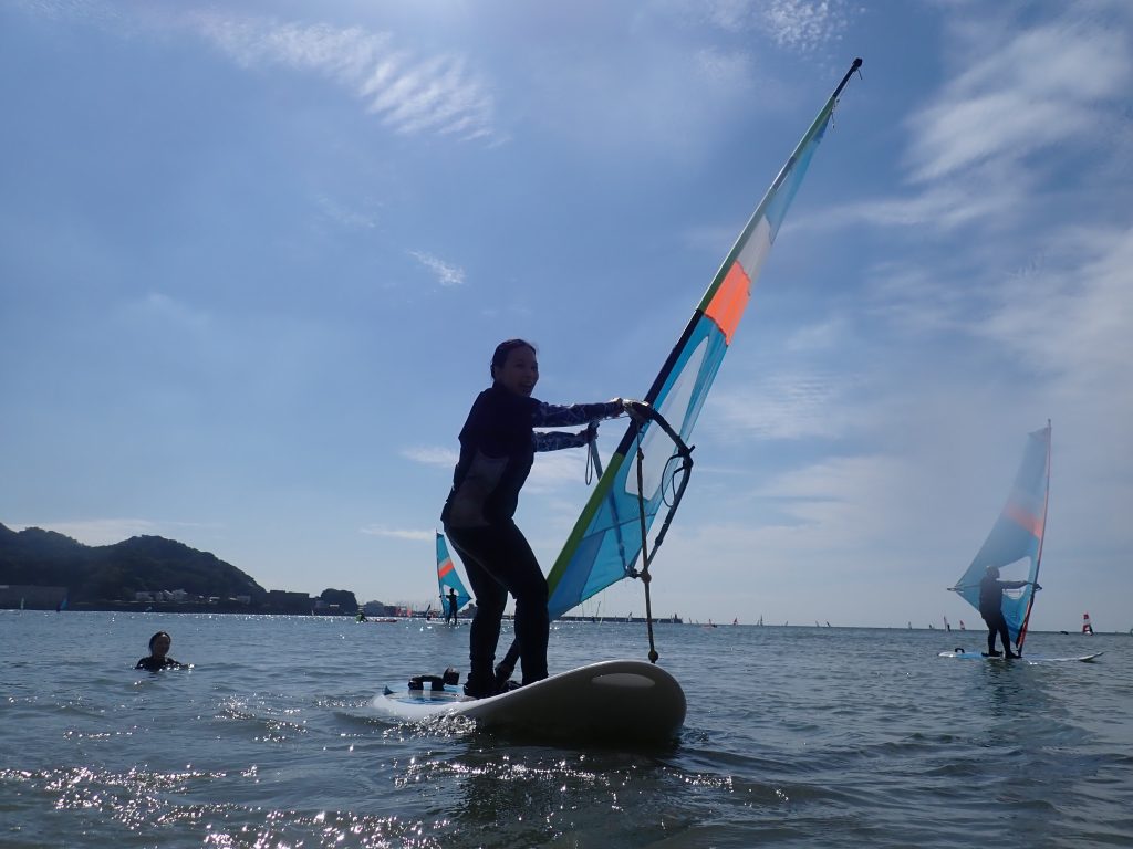 逗子海岸 ウインドサーフィン体験